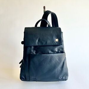 Wilsons Leather Black Genuine Leather Backpack